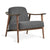 Baltic Chair Chair Gus Modern Andorra Pewter Walnut 