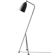 Grossman Grasshopper Floor Lamp Floor Lamps Gubi Anthracite Grey 