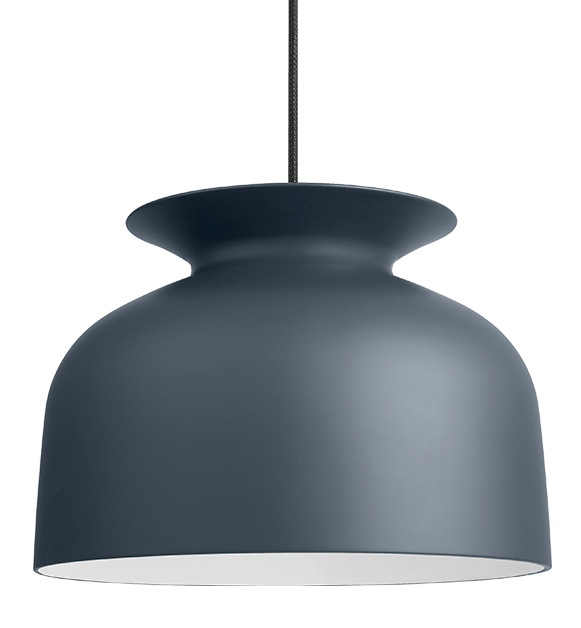 Ronde Pendant ceiling lights Gubi Large +$230.00 Anthracite Grey 