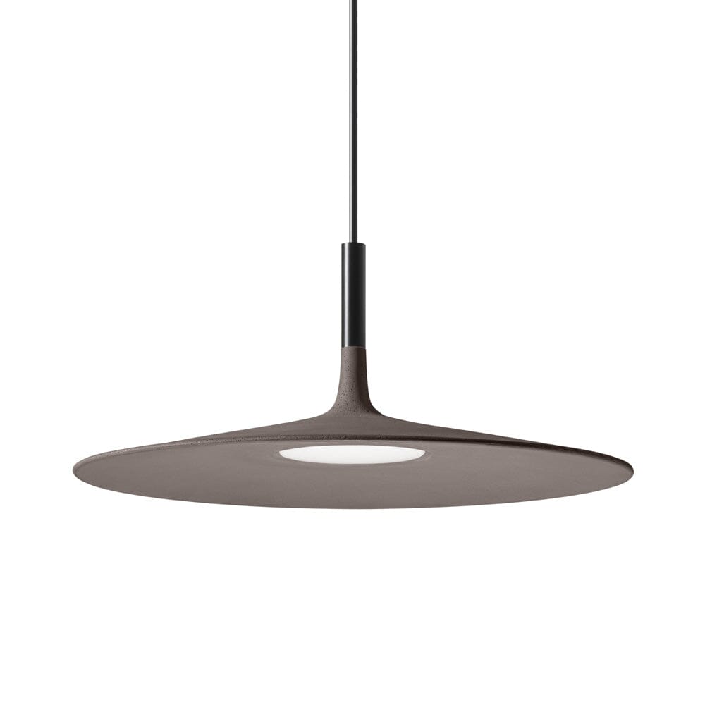 Aplomb Large Suspension Lamp suspension lamps Foscarini Brown 