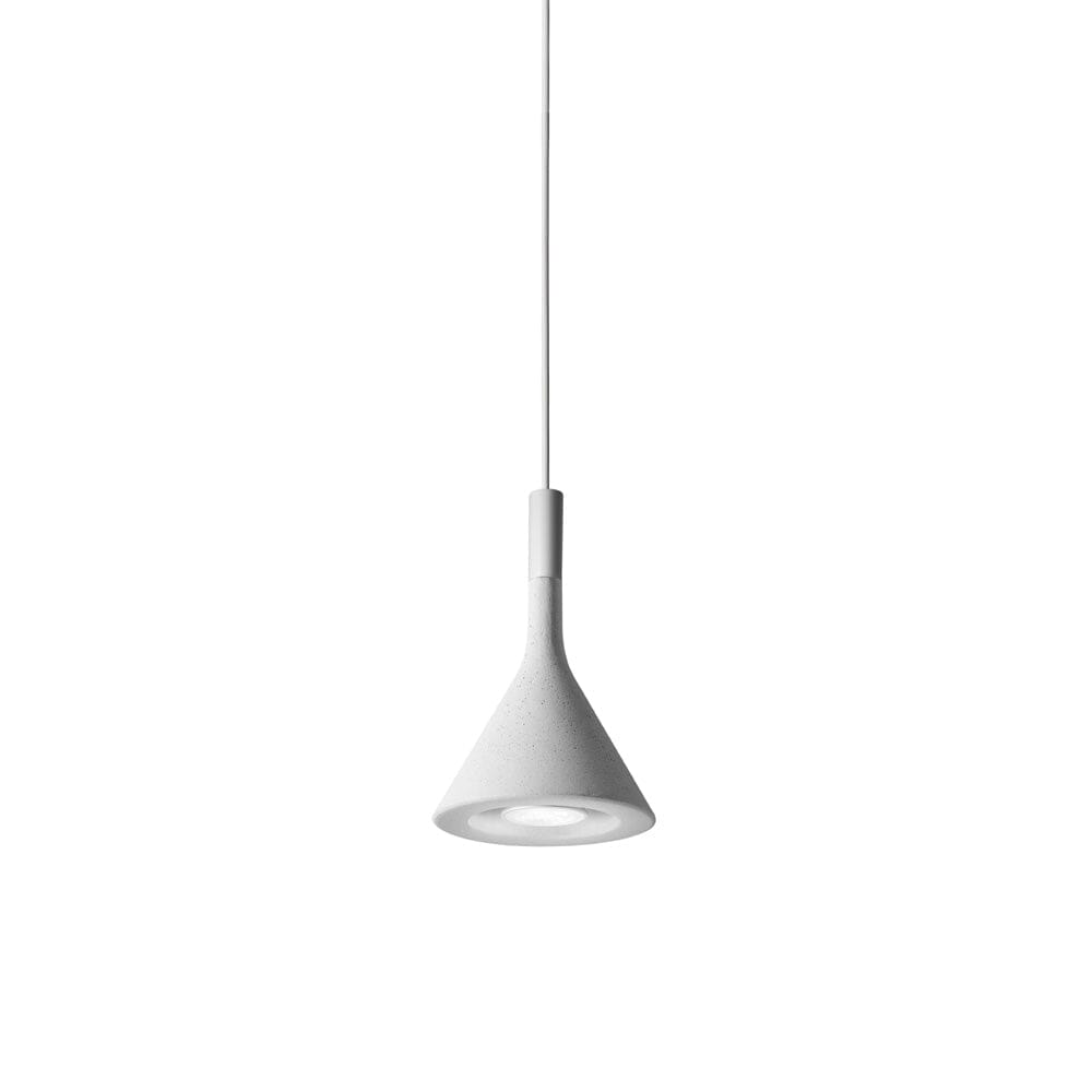 Aplomb Suspension Lamp suspension lamps Foscarini Aplomb Mini: white - 130" cord - GU10 bulb 