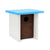 Arbor Modern Birdhouse Accessories Loll Designs Sky Blue Cloud White 