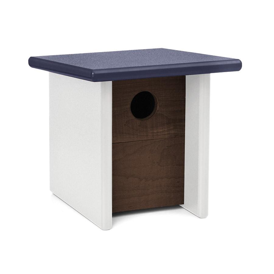 Arbor Modern Birdhouse Accessories Loll Designs Navy Blue Cloud White 