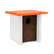 Arbor Modern Birdhouse Accessories Loll Designs Sunset Orange Cloud White 