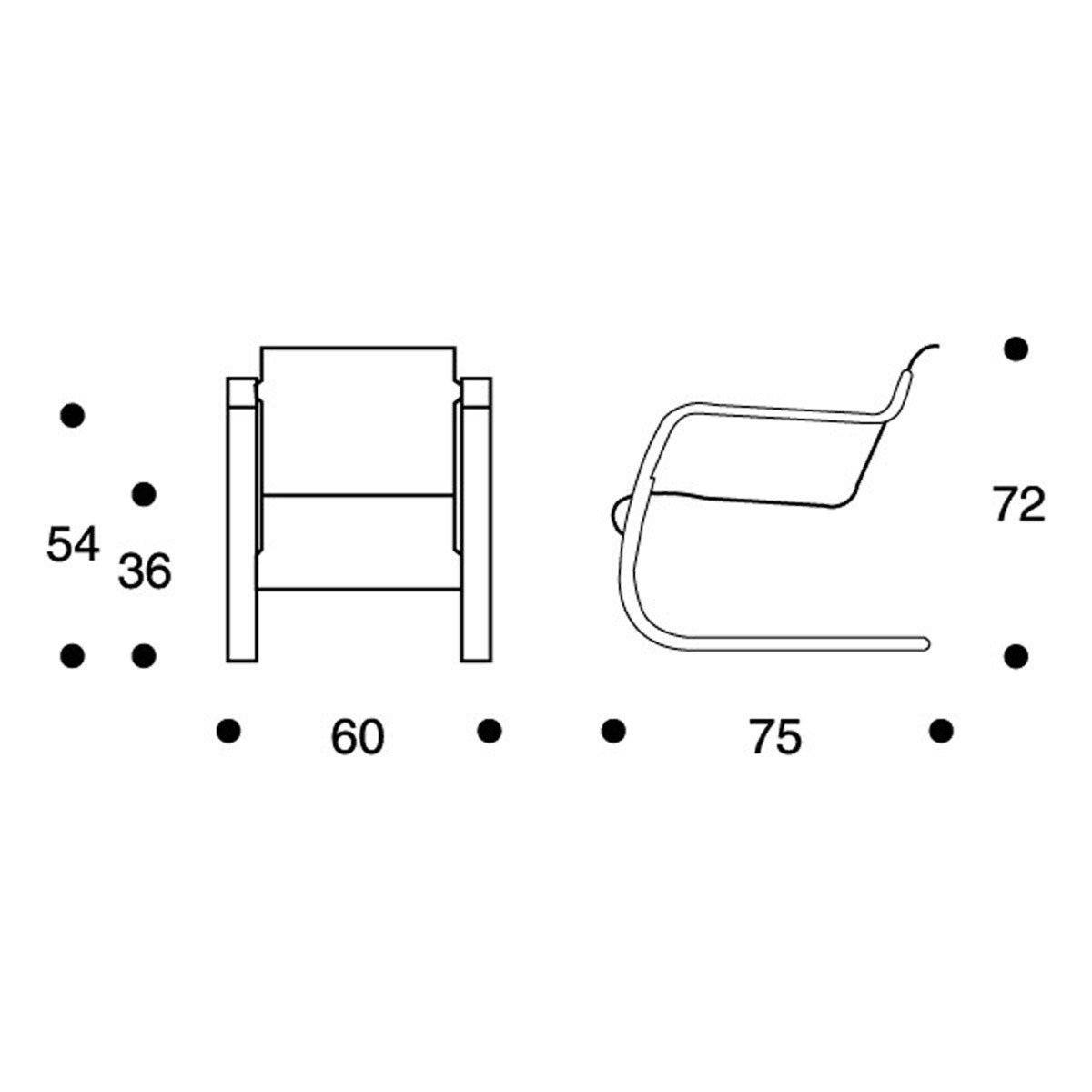 Armchair 42 lounge chair Artek 