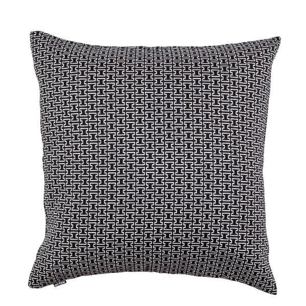 H55 Cushion Cover Woven Wool Fabric cushions Artek Large White /Black 