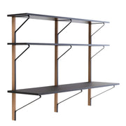 Kaari Wall Shelf with Desk Shelf Artek REB010: 78.7" W 