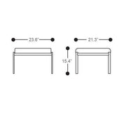 Kiki 1-Seater Bench Benches Artek 