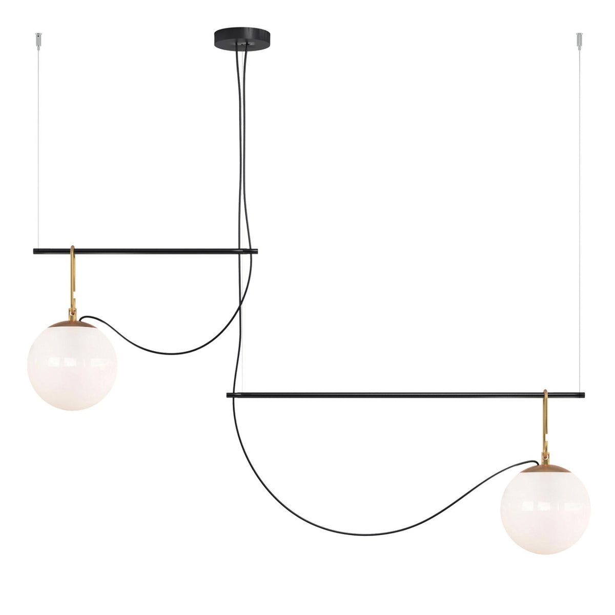 NH S3 2 Arms Suspension Lamp Pendant Lights Artemide 