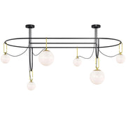NH S5 Elliptic Suspension Pendant Lights Artemide Dimmable 2-Wire 