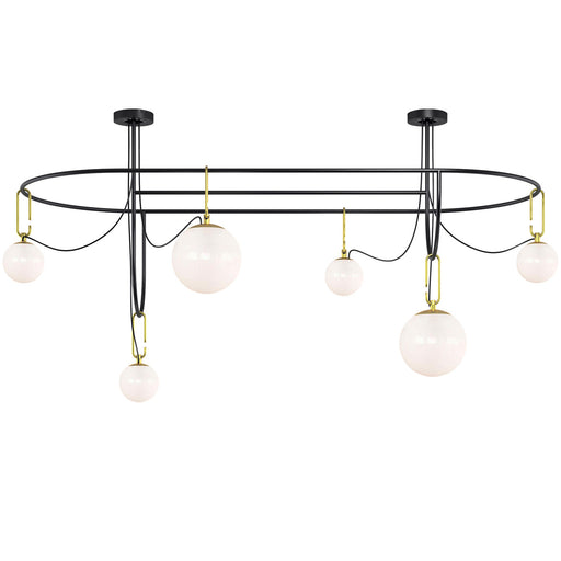 NH S5 Elliptic Suspension Pendant Lights Artemide Dimmable 2-Wire 