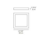 Altrove Wall Or Ceiling Light 600 wall / ceiling lamps Artemide 