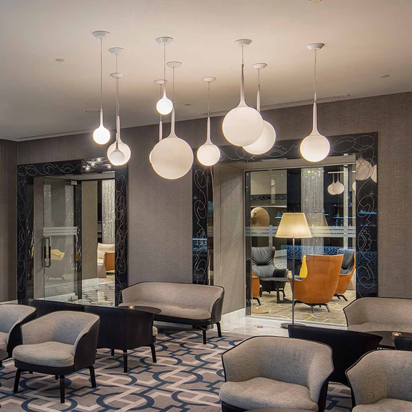 Castore Suspension Collection hanging lamps Artemide 