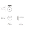 Demetra Wall Spot Light wall / ceiling lamps Artemide 