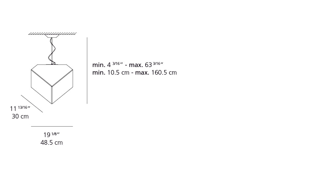 Edge 30 Suspension Lamp hanging lamps Artemide 