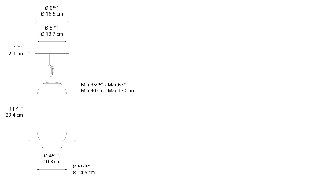 Gople Mini Supension Pendant Lights Artemide 