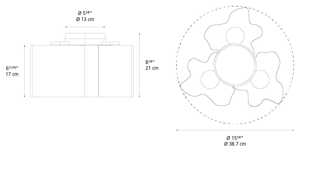 Logico Ceiling Triple Nested wall / ceiling lamps Artemide 