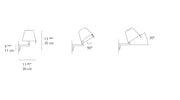 Melampo Mini Wall Lamp wall / ceiling lamps Artemide 