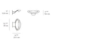 Mesmeri LED Wall Lights Wall Lights Artemide 