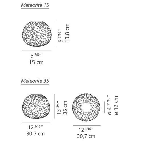 Meteorite Wall/Ceiling Light wall / ceiling lamps Artemide 