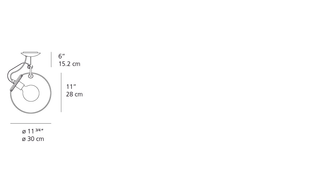 Miconos Ceiling Lamp by Artemide wall / ceiling lamps Artemide 