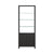 Linea Double Shelf 5802 Shelf BDI Charcoal Stained Ash 