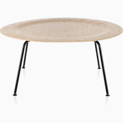 Eames Molded Plywood Coffee Table - Metal Base Coffee Tables herman miller White Ash +$50.00 Black Base 