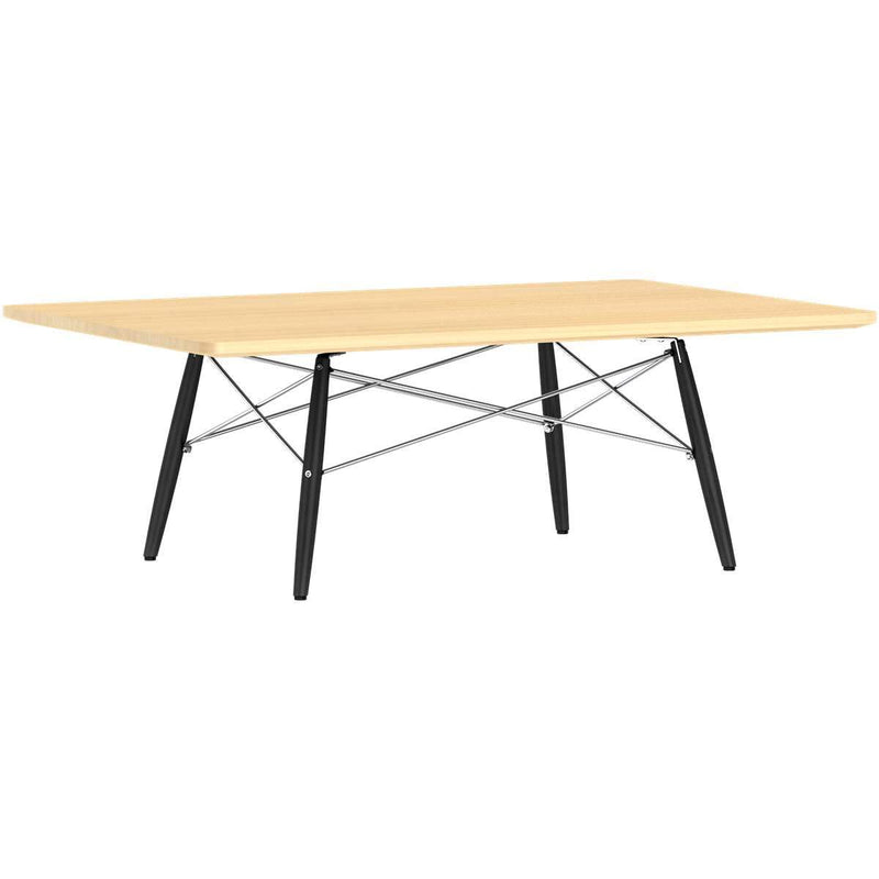 Eames Rectangular Dowel Leg Coffee Table Coffee Tables herman miller White Ash Ebony +$30.00 Chrome +$15.00