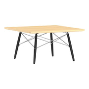 Eames Square Dowel Leg Coffee Table Coffee Tables herman miller White Ash Ebony +$30.00 Chrome +$15.00