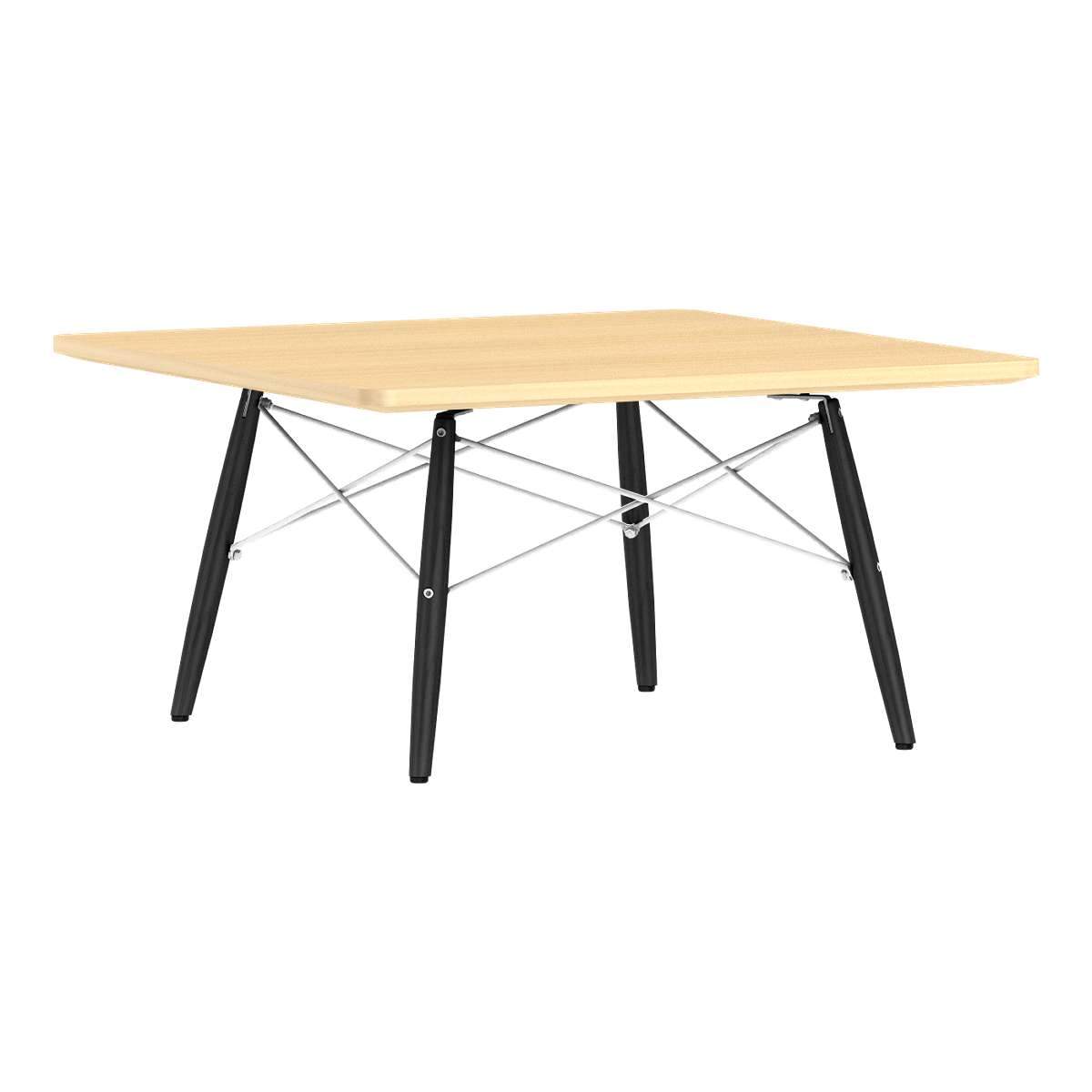 Eames Square Dowel Leg Coffee Table Coffee Tables herman miller White Ash Ebony +$30.00 White
