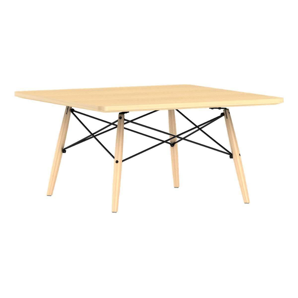 Eames Square Dowel Leg Coffee Table Coffee Tables herman miller White Ash Natural Maple Black
