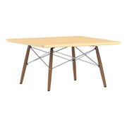 Eames Square Dowel Leg Coffee Table Coffee Tables herman miller White Ash Walnut +$30.00 Chrome +$15.00