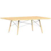 Eames Rectangular Dowel Leg Coffee Table Coffee Tables herman miller White Ash White Ash +$30.00 White