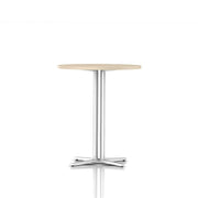 Everywhere Standing Height Table Dining Tables herman miller Clear on Ash White 