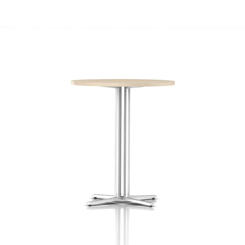 Everywhere Standing Height Table Dining Tables herman miller Clear on Ash White 