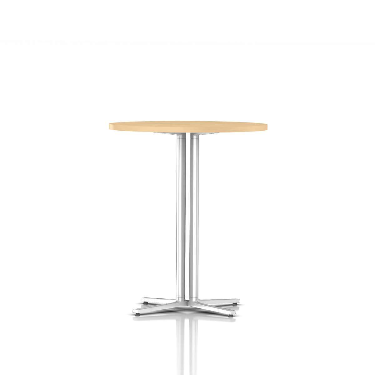 Everywhere Standing Height Table Dining Tables herman miller Natural Maple White 