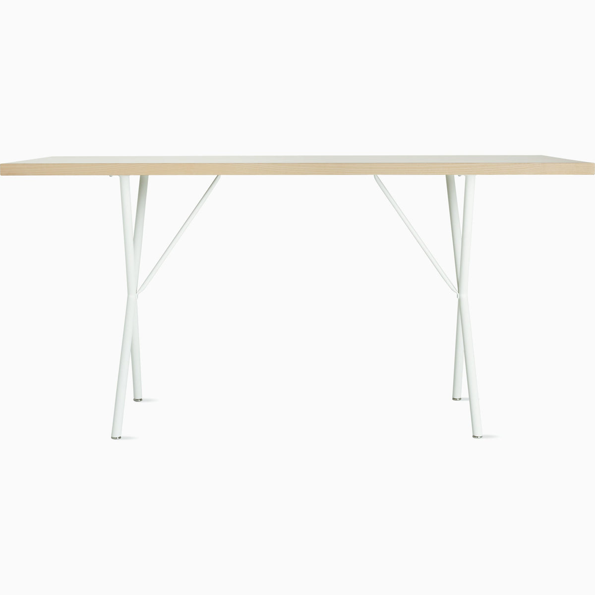 Nelson X-Leg Table with Veneer Top Dining Tables herman miller 