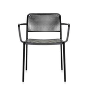 Audrey Armchair Side/Dining Kartell Black Painted Frame/Black Seat & Back 