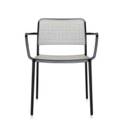 Audrey Armchair Side/Dining Kartell Black Painted Frame/Light Grey Seat & Back 