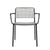 Audrey Armchair Side/Dining Kartell Black Painted Frame/Light Grey Seat & Back 