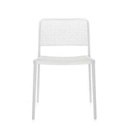 Audrey Side Chair Side/Dining Kartell White Painted Frame/White Seat & Back 