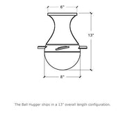 Ball Flush Ceiling Fans Modern Fan Co 