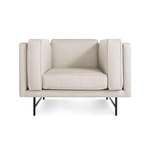 Bank Lounge Chair lounge chair BluDot Sanford Linen Metal 