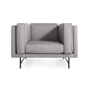 Bank Lounge Chair lounge chair BluDot Vern Grey Metal 