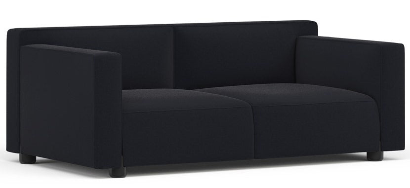 Barber &amp; Osgerby Three-Seater Sofa Sofa Knoll Red Hourglass - Indigo 