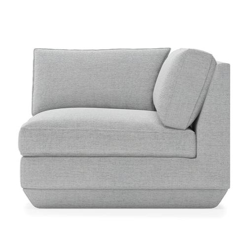 Podium Corner Sofa Gus Modern Bayview Silver 