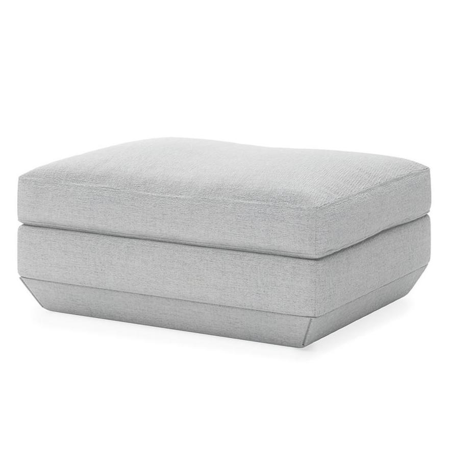 Podium Ottoman ottomans Gus Modern Bayview Silver 