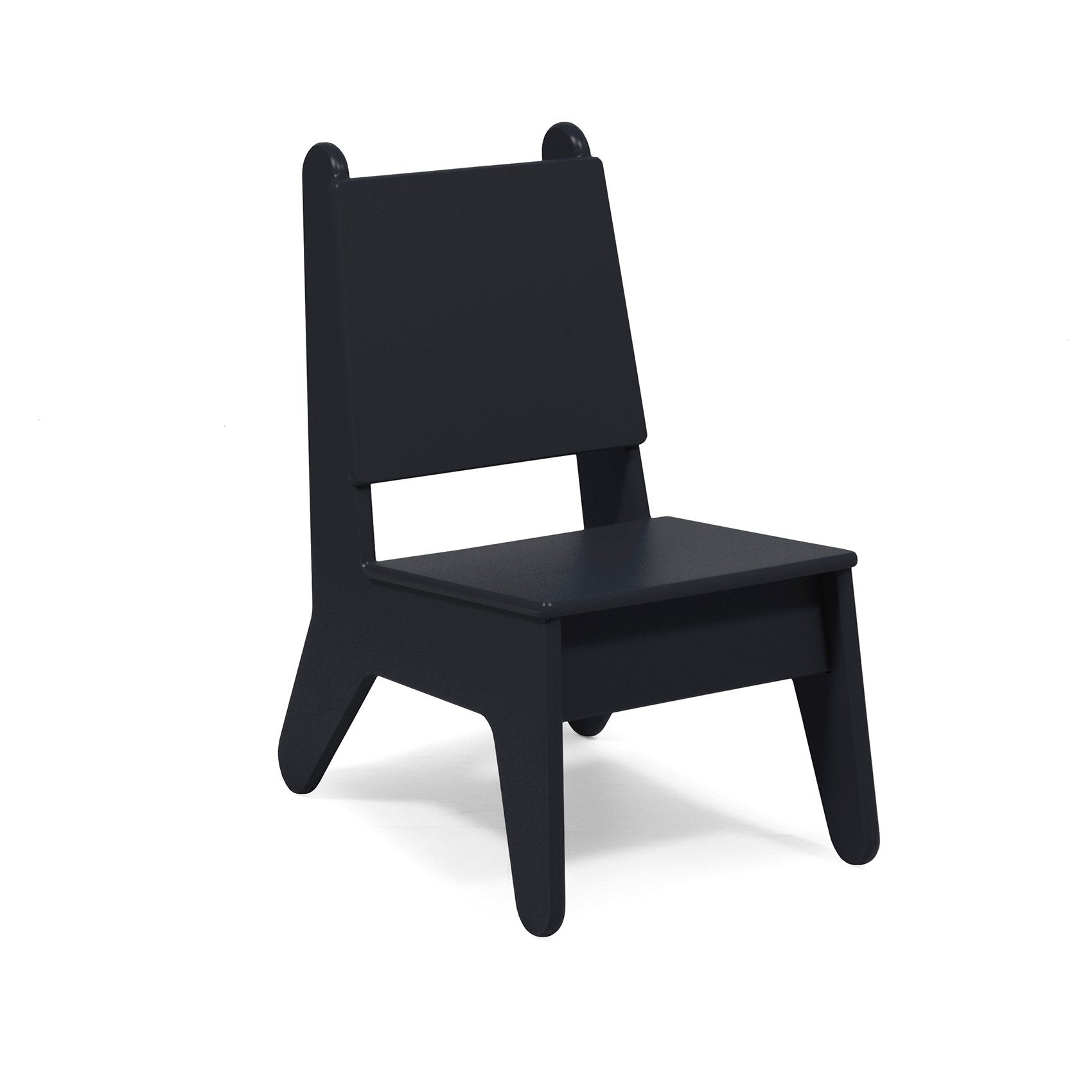 BBO2 Kids Plastic Outdoor Chair kids Loll Designs Black 