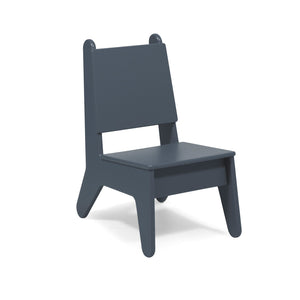 BBO2 Kids Plastic Outdoor Chair kids Loll Designs Charcoal Grey 