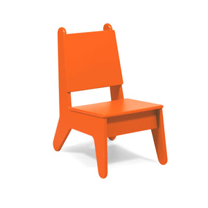 BBO2 Kids Plastic Outdoor Chair kids Loll Designs Sunset Orange 